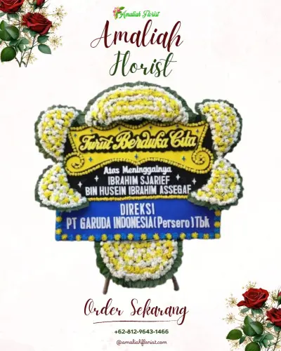 Papan Bunga Duka di Pangkalanbun