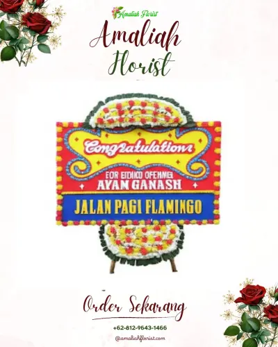 Bunga Papan Congratulation di Pangkalanbun